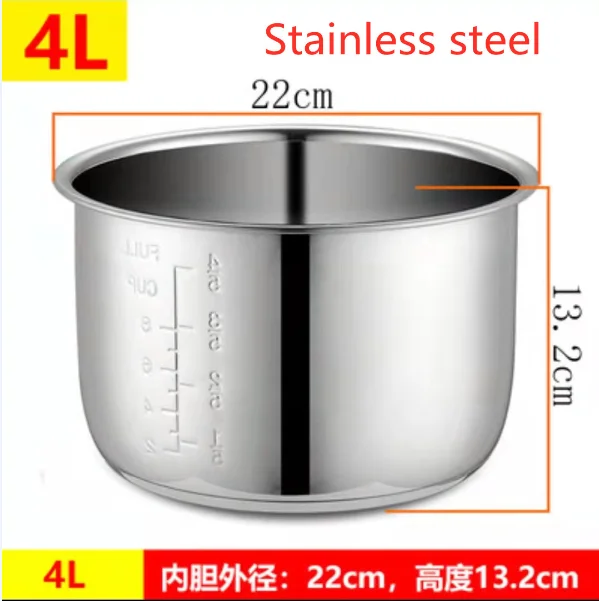 4L Stainless steel