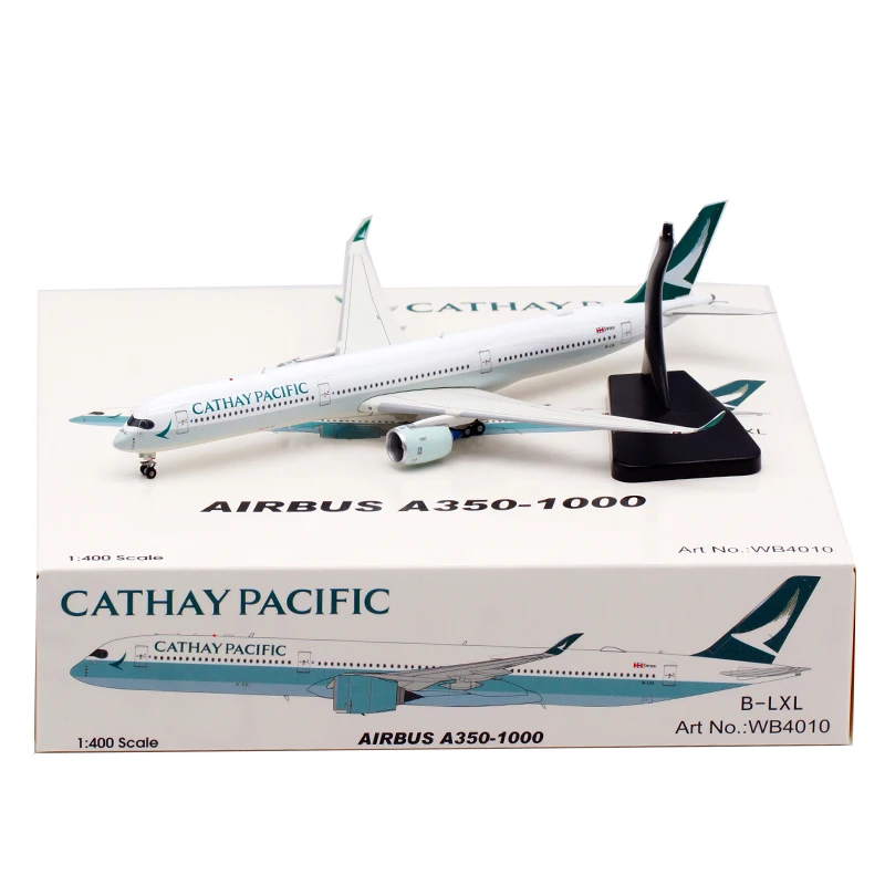 

1:400 Scale Model Cathay Pacific Airbus A350-1000 B-LXL Airlines Diecast Alloy Aircraft Airplane Collection Decoration Gift Toy