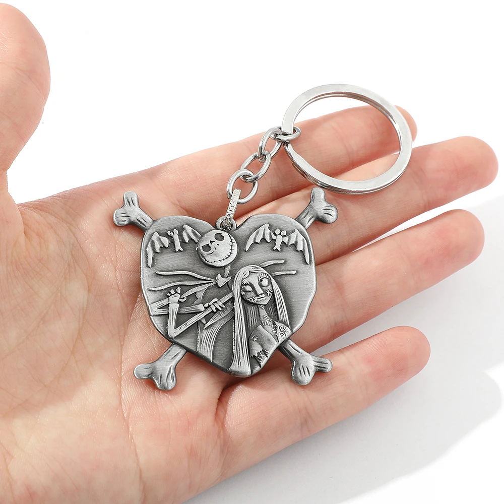 크리스마스 전 악몽 잭 키체인, 스켈링턴 샐리 모델, 할로윈 테마 키링, 쥬얼리 액세서리 선물 - AliExpress, image size:1000x1000