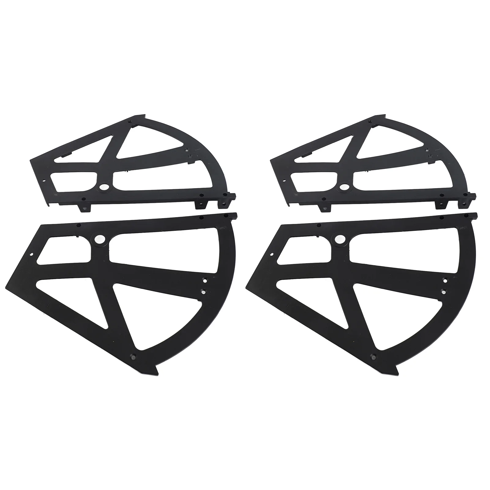 4Pcs Home Shoes Drawer Cabinet Hinge Shoes Rack Flip Plate Frame Turning Rack Thickened ABS Furniture Hinge Fittings Accessories