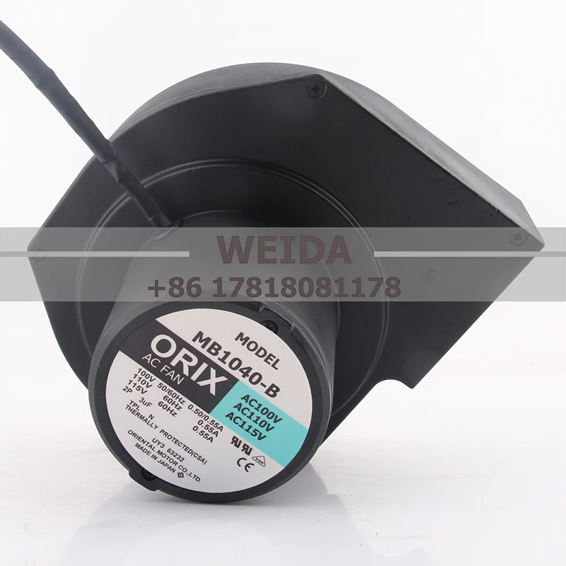 

Case Fan Dual Ball Bearing for ORIX MB1040-B 100V 110V 115V 200V 220V 230V Centrifugal Turbine AC Air Blowing Cooling Fan