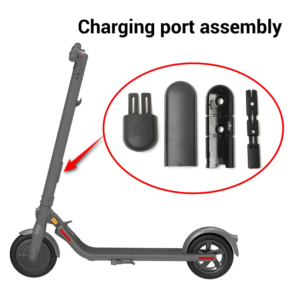 Ninebot用充電ポートアセンブリ,電動スクーターバッテリー用充電ポート