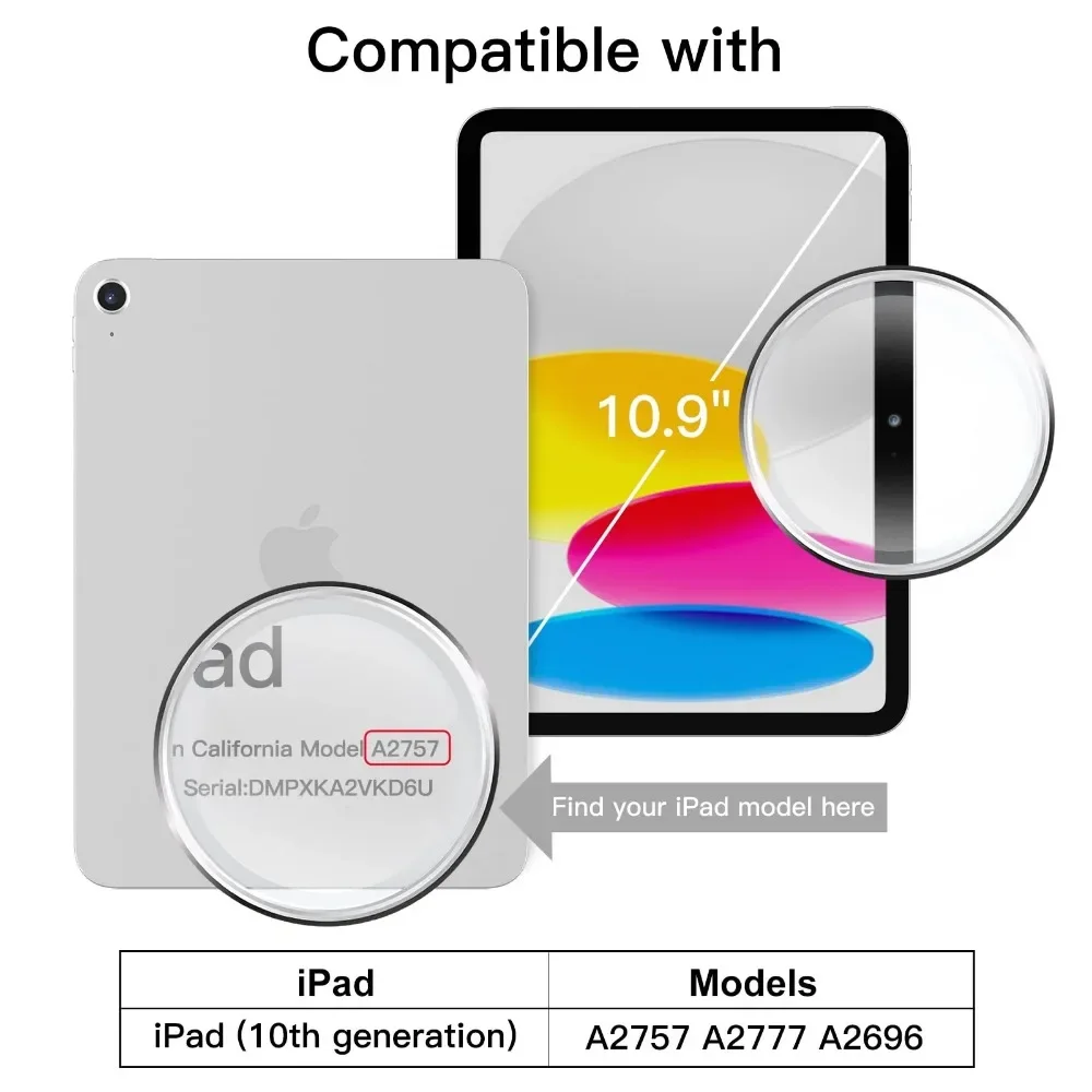 Durable Transparent Shockproof Silicone Tablet Case