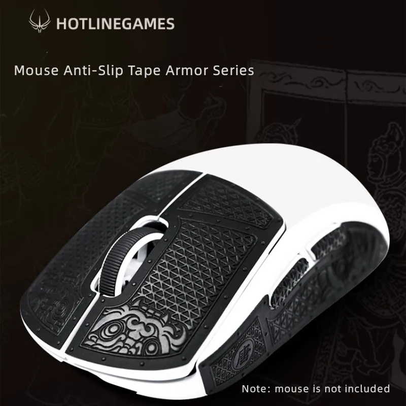 

Hotline Games Mouse Anti-Slip Tape Armor Series for Logitech GPRO Wireless GPROX Superlight G502X,Moisture Wicking,Easy to Apply