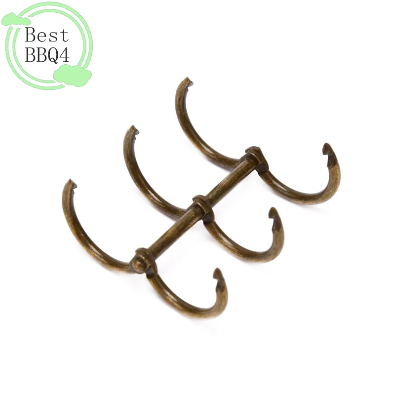 (BBQ4) 2개 금속 3링 루즈리프 종이 바인더 DIY 제작 노트 앨범 스크랩북 스파이럴 원형 링 버클 클립