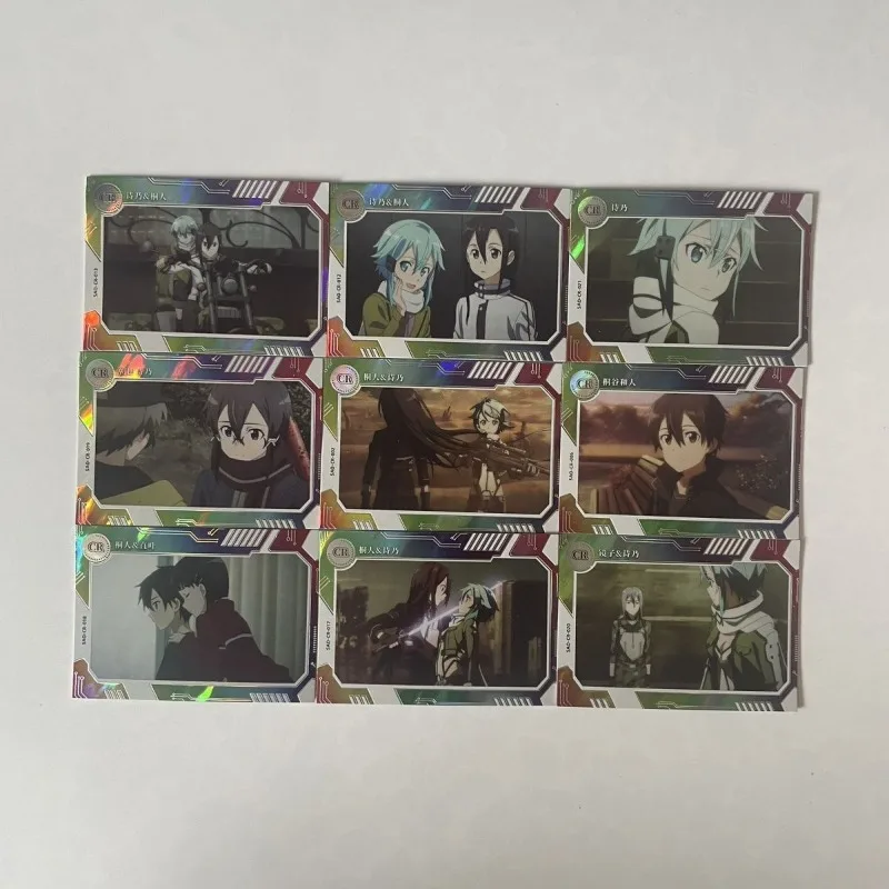 

Sword Art Online Game Collection Cards Story Laser Card Kirigaya Kazuto Yuuki Asuna Hobby Collectibles Toy Gift Asada Shino Card