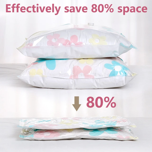 Vacuum Storage Bags Save 80% on Clothes Blankets Bedding Storage Travel  Space Saving Premium Vacuum Compression Sealer Bag - AliExpress