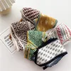 Pleated Ribbon Scarf Solid Print Crumpled Scarf Long Bandelet Headscarf Headband Women Hair Bands Scrunchies Bag Hat Decoration 5