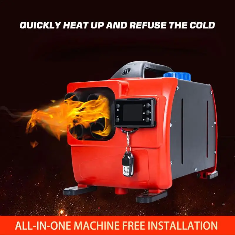 

Portable Diesel Air Heater 8KW 12V 24V Diesel Parking Heater All in One Air Heater with LCD Switch Monitor Display for Car Truck