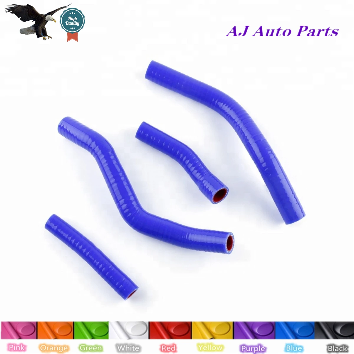 

For 2014 2015 2016 2017 2018 Yamaha YZF250 YZ250F Silicone Radiator Hoses+Clamps（3 -PLY Hose ）