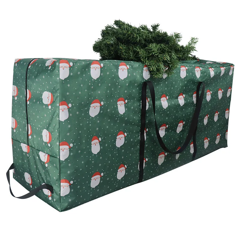 

Large Christmas Tree Storage Bag 210D Oxford Fabric With 4 Handles Waterproof Tree Storage Bags For Easy Carrying And Transport