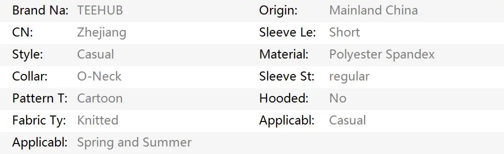 TEEHUB Heiße Verkäufe Mode Ente Fiction Männer T-Shirt Lustige Ente Mit Gun Printed T Kurzarm Casual T-shirts Hipster T – Detail 3