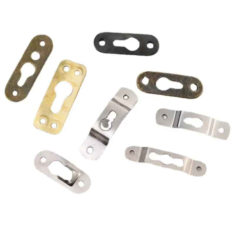 Buckle Clamp 10pcs Picture Frame Buckle Hook Double Hole Hidden Hoist Pendant