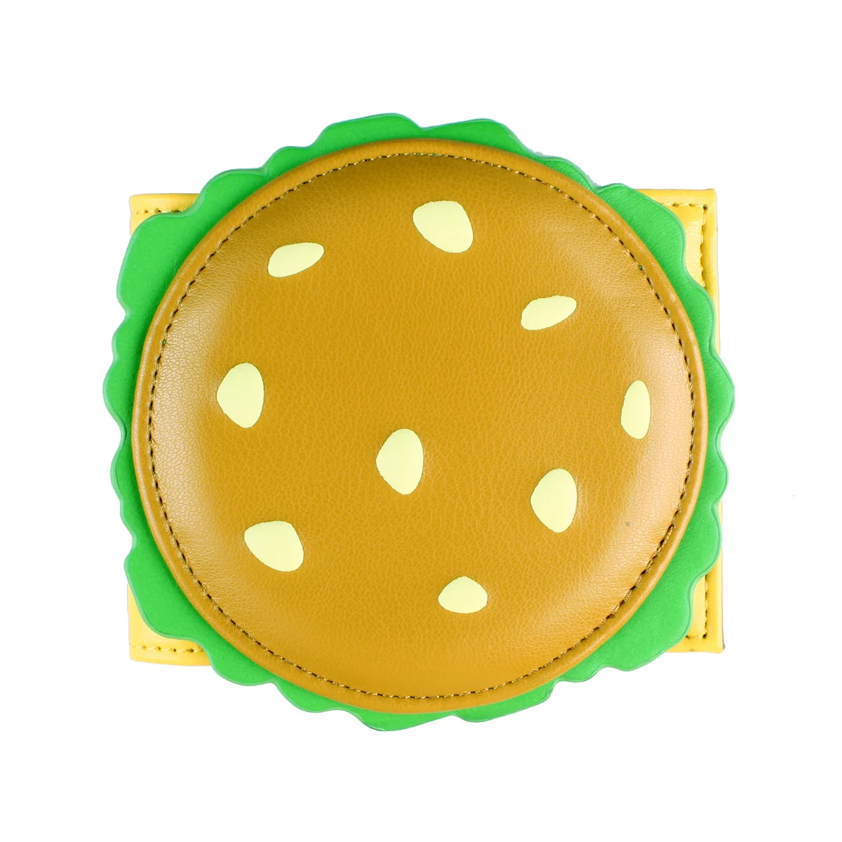 Burger shaped cute women's wallet, designer men's ID card holder