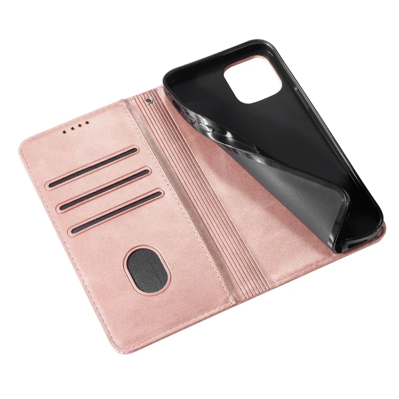 Elegant Magnetic Leather Wallet Phone Case with Card Holder