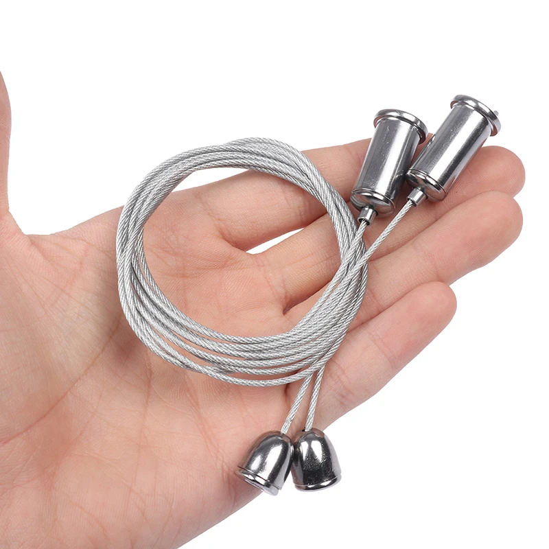 2 Wires/set 1m Steel Cable For Lifting Various Panel Lights Office Lighting Fittings steel cable for lighting
