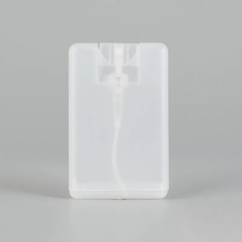 20ML Card Shape Perfumes Spray Refillable Empty Bottle Flat Type Fine Mist Atomizer Makeup Tool DH45