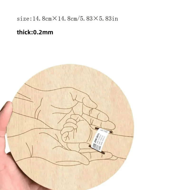  병원 각인 거치대, 맞춤형  선물, 임신 기념 손목 밴드, 어버이날 및 아버지날
