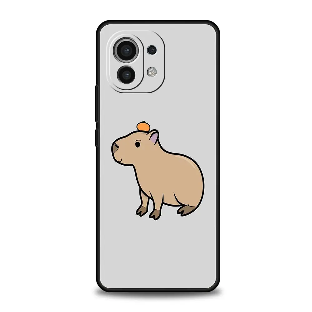 Capybara Pattern Luxury Soft Phone Case