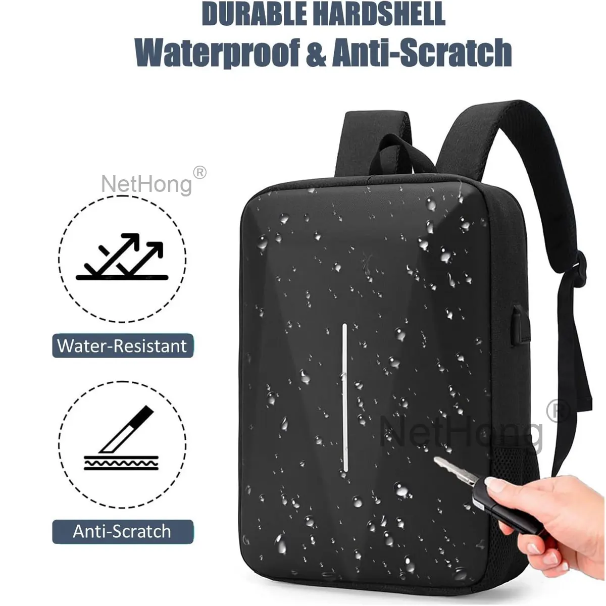 Hot Sale Of The Season New Fashion High Capacity Backpack for College And High School Students Commuter British Business Style D