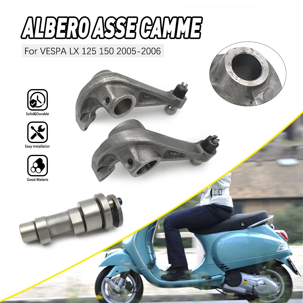 Camshaft Rocker Arm for Vespa LX LXV S 125 Liberty Fly 150 4T Sport ...