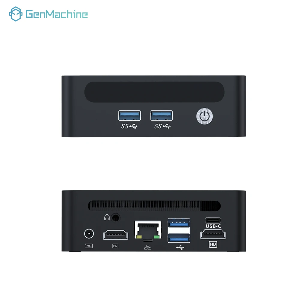 GenMachine Mini PC Ren5000 5500U ES AMD Ryzen5 5500U ES CPU  Windows 11 DDR4 64GB 3200Mhz WiFi6 computador 4