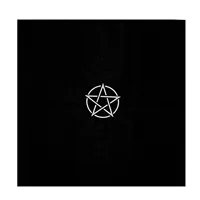 Tarot Tablecloth Tablecloths Pentacle Black Cover Divination Decoration Decorate 1