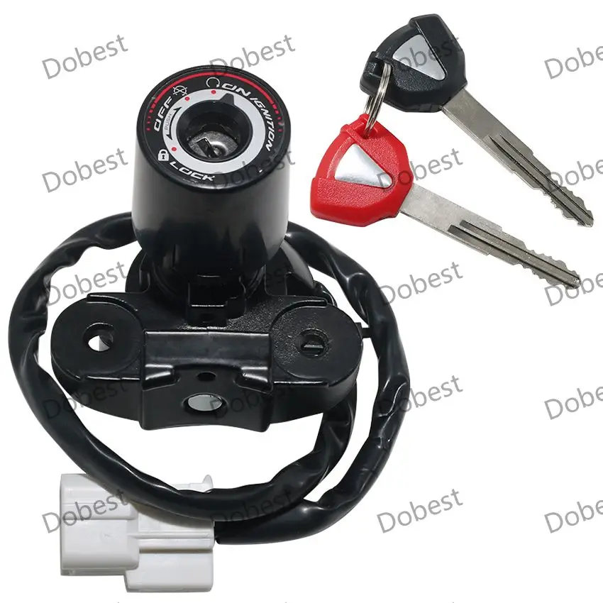 오토바이 점화 키 스위치 잠금 장치, 가와사키 EX400 닌자 400 ABS ER400 Z400 27005-0635 27005-0717 용 모페드 액세서리