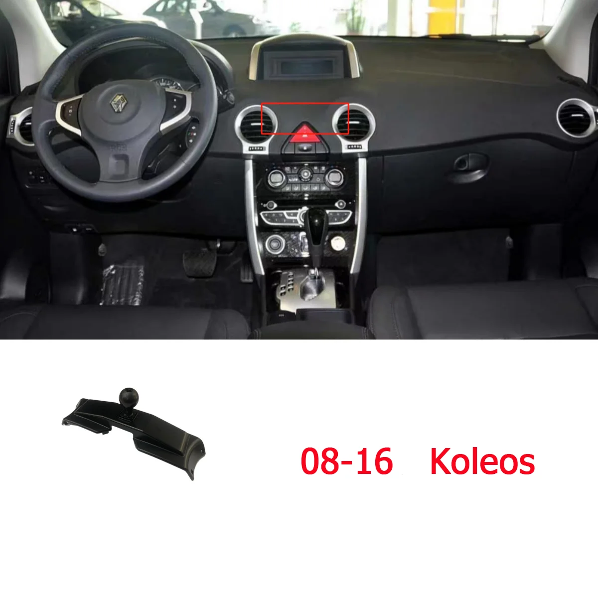 Autotelefoonhouder Met Vaste Beugel Luchtuitlaat Basisaccessoires Voor Renault Koleos Samsung Qm5 Qm6 Mk1 Mk2 2022 2008 ~ 2023