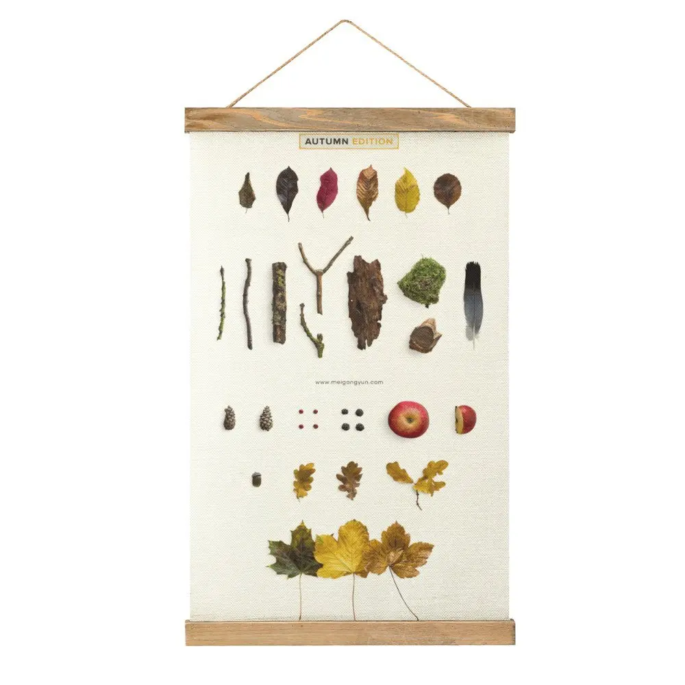 

Autumn Edition Poster Hanging Canvas Frame Wall Poster For Living Room Office Classroom Bedroom Dining 20.4x13.1Inch