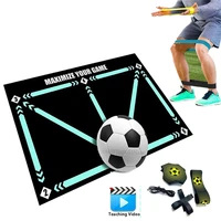 90cm Football Training Mat Durable Non Slip Foldable Kids Adults Dribble Training Mat Football Training Indoor Ourdoor Equipment 1