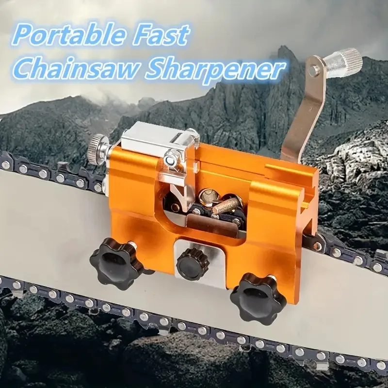 Fast Hand-Crank Chainsaw Chain Sharpener description 10
