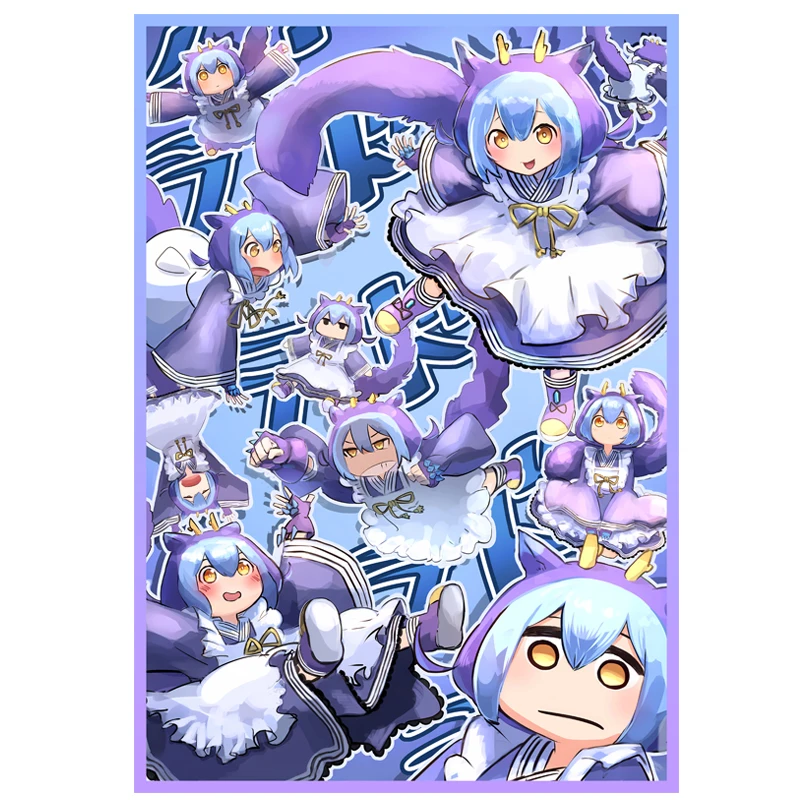 

50Pcs/set 63*90mm Yu-Gi-Oh! Card Protective Case Laundry Dragonmaid Anime Game Collection Card Cover Gift Toy