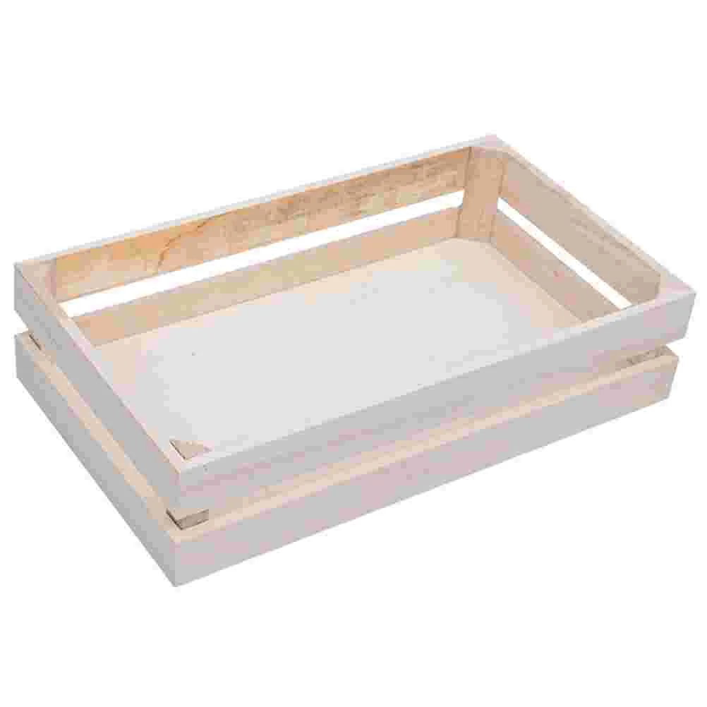 

Small Basket Wooden Storage Container Hamper Organizer Bins Size Containers for