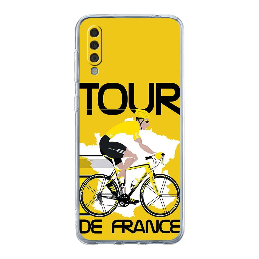 Protective Bicycle Exercise Themed Phone Case with French Design
