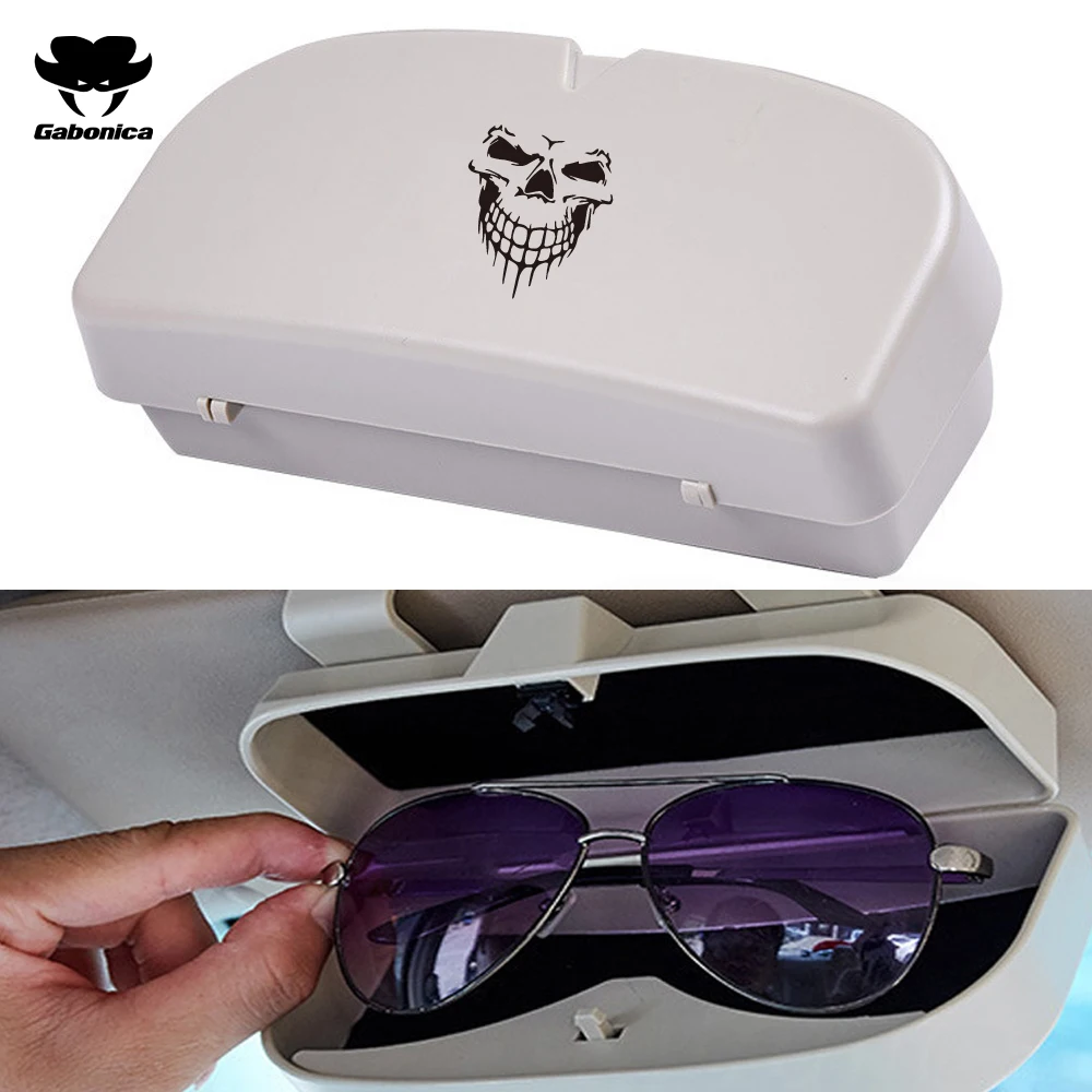 Boîte à Lunettes Magnétique de Voiture, Support de Rangement pour