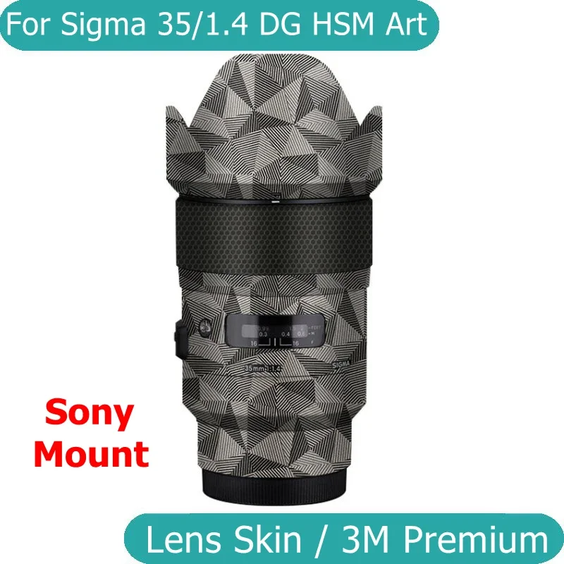 For Sigma 35mm F1.4 DG HSM Art For Sony Decal Skin Vinyl