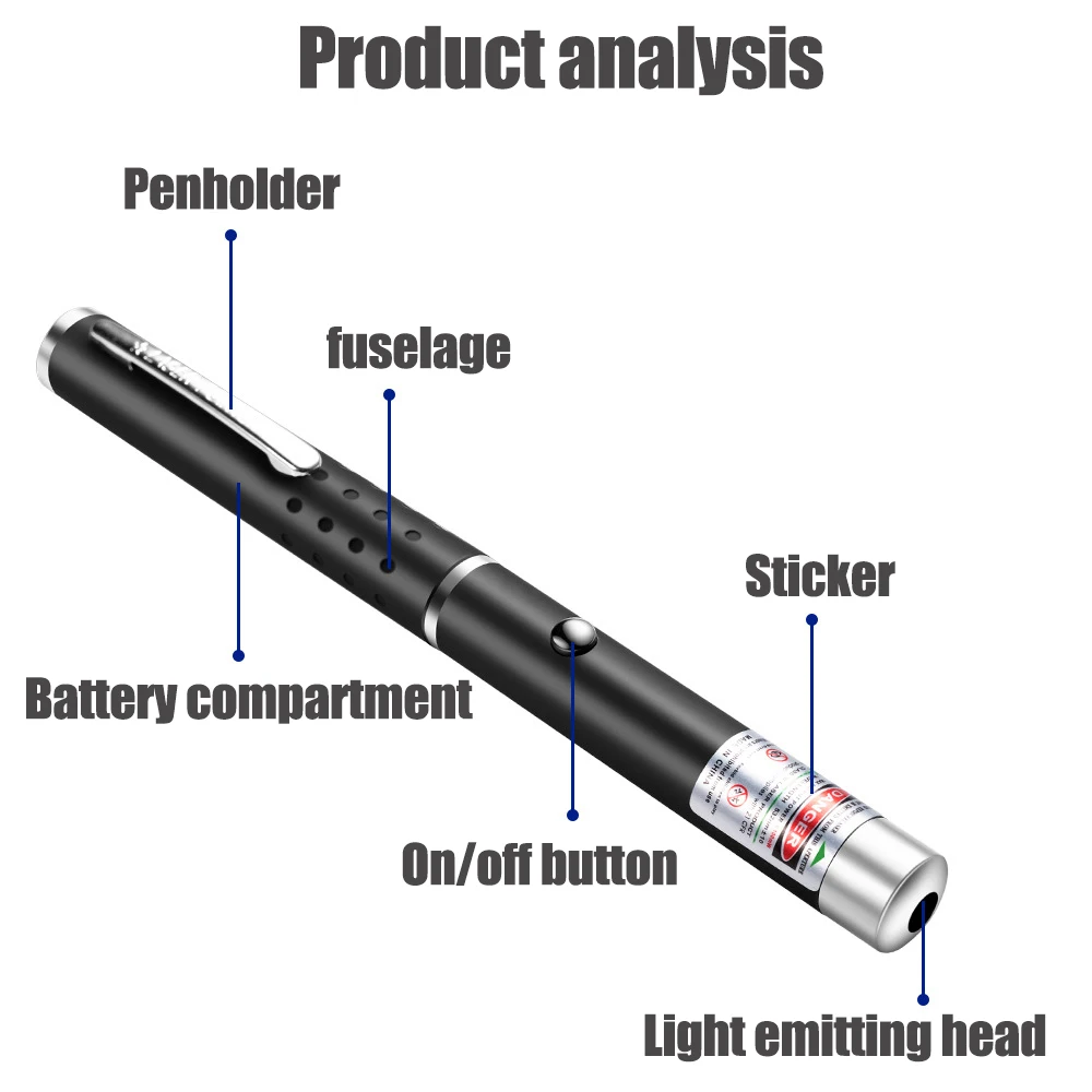 Laser Light Lazer-pen Beam-light Laser-device Survival-tool First-aid  Powerful Hunting