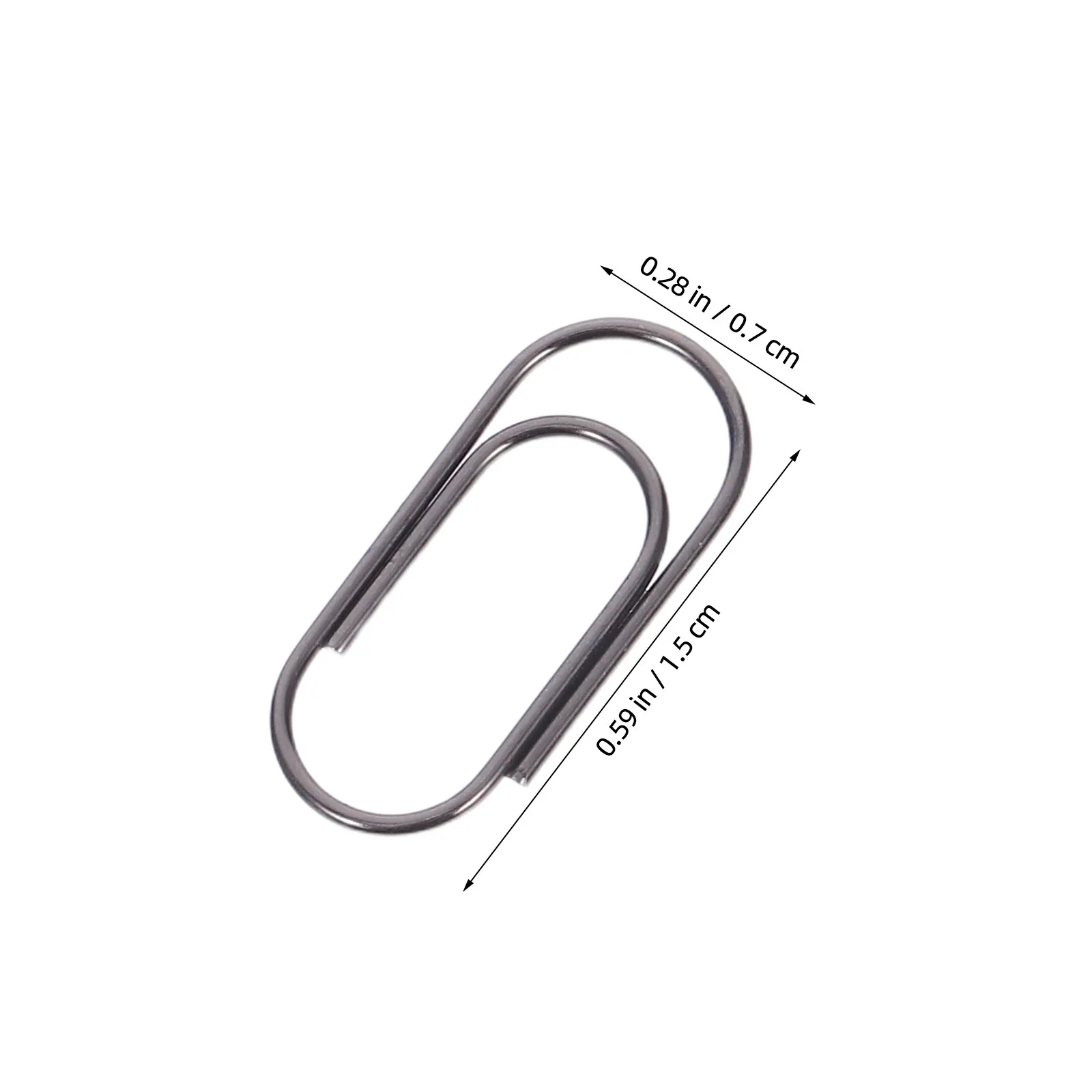 200Pcs 빈티지 종이 클립 사무실 홈 공예에 대 한 레트로 금속 미니 클립 장식 문구 용품 참고 클립