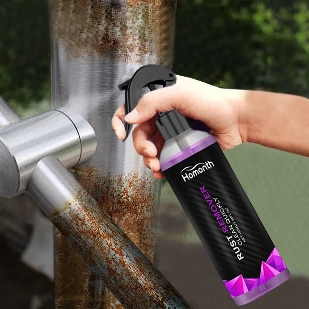 Rust Remover Spray 100ml Car Rust Removal Spray Paint Derusting Spray Auto Rim Dust Cleaner Car Maintenance Cleaning