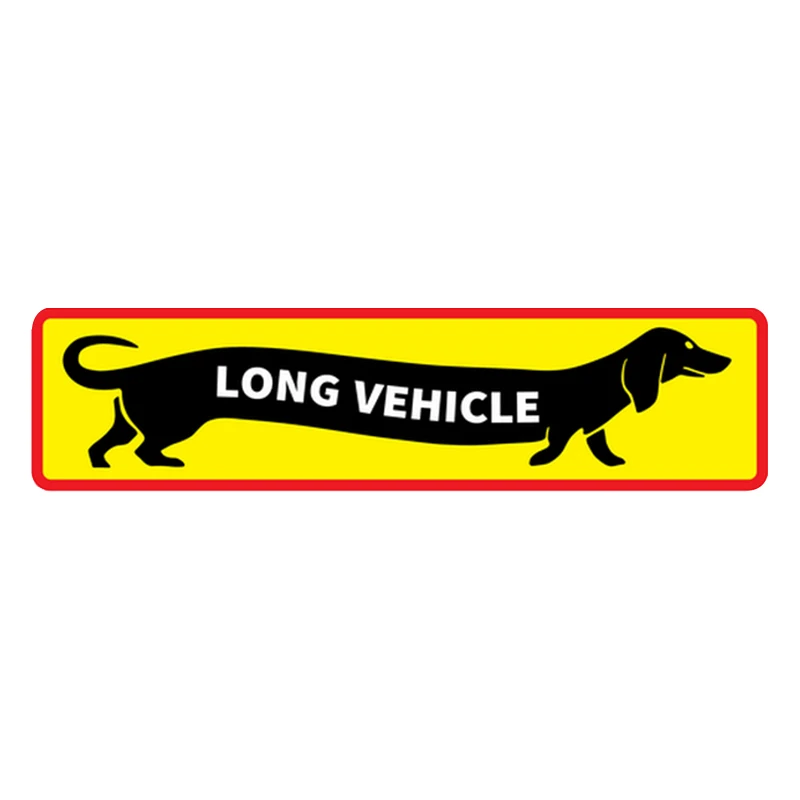 

13 cm/17 cm Self-adhesive Decal Long Vehicle Car Sticker Waterproof Auto Decors on Bumper Rear Window