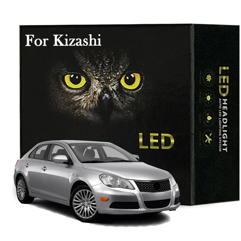 

14Pcs Led Interior Light Kit For Suzuki Kizashi 2010 2011 2012 2013 LED Bulbs Dome Map Canbus No Error