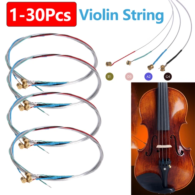 Cordes de violon professionnelles 4/4, noyau de E-A-D-G, pièces de