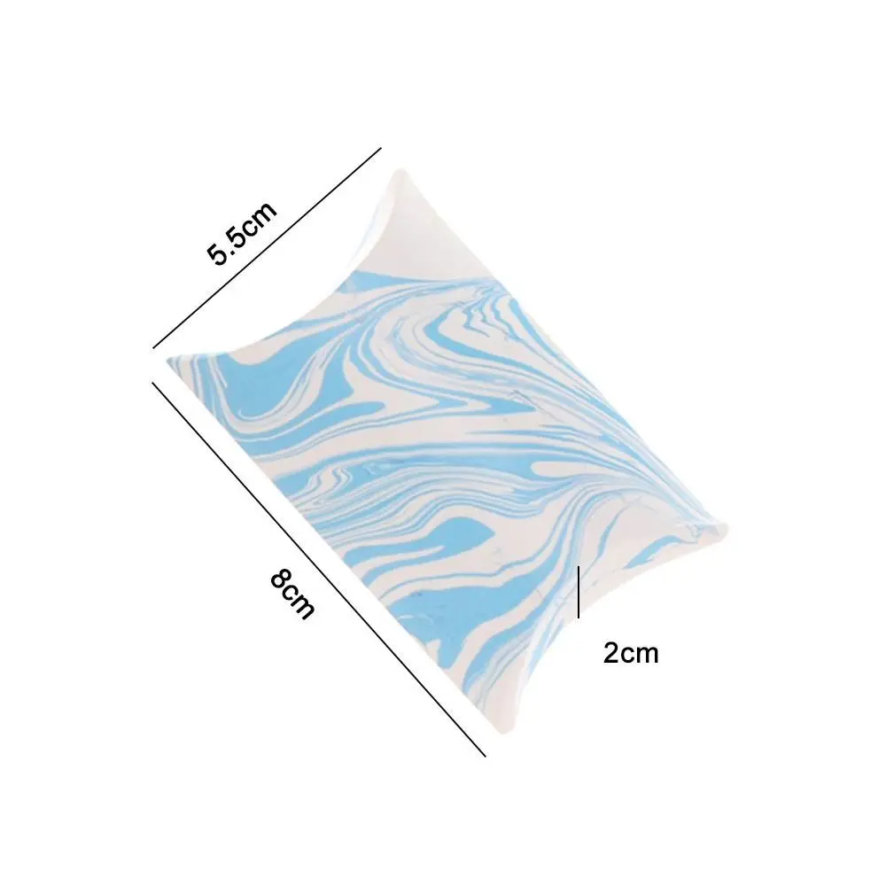 10 stücke Mini-Geschenk boxen kreative Papier kissen form Süßigkeiten boxen Kraft papier verpackungs boxen Party zubehör – Detail 7