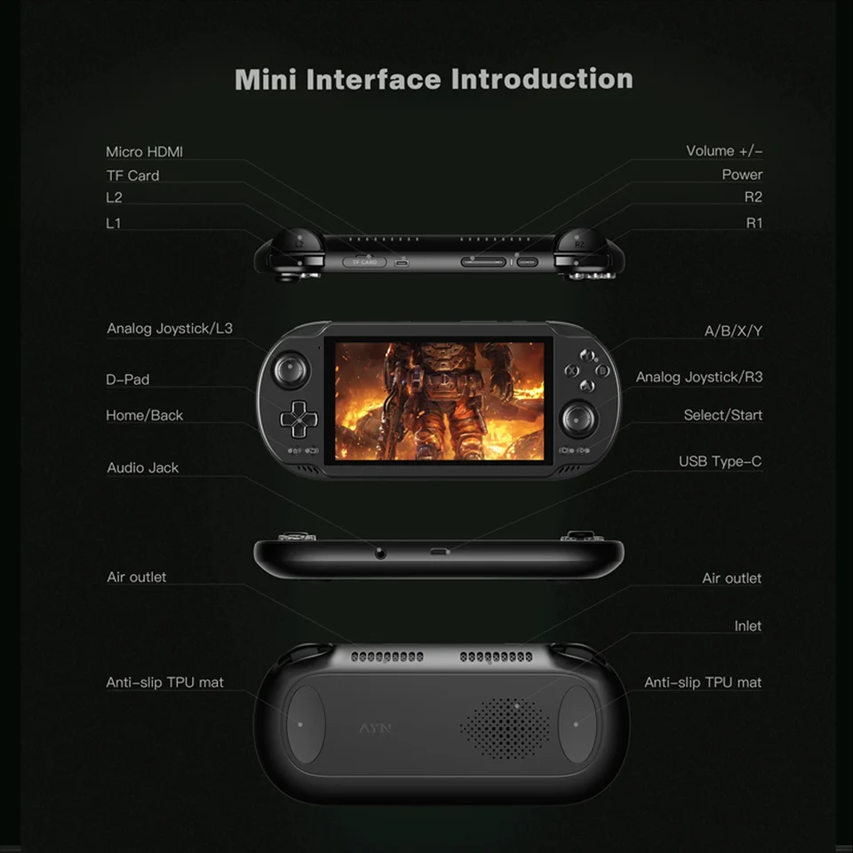 Odin2mini-Android 13システムを搭載したポータブルタッチスクリーン