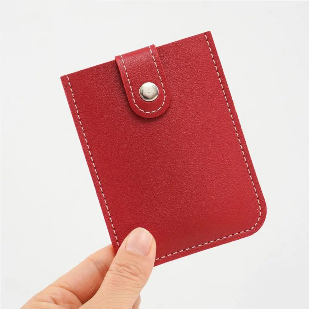 

Lightweight Card Holder Easy to Carry Card Holder Stylish Faux Leather Card Holder Sleek Organizer for Business Cards Bank Cards