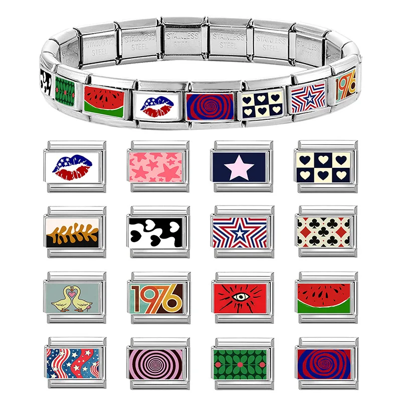 Stainless Steel Charm Bracelet for Jewelry Making