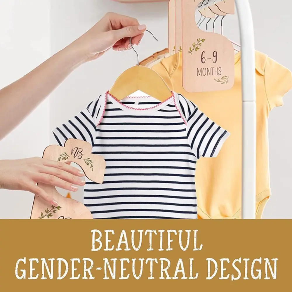 

Baby Wardrobe Clothes Dividers High Quality Wooden Durable Clothes Separators DIY Closet Dividers