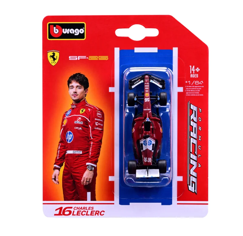 Deluxe 1:64 Scale Formula Racing Die-Cast Car Toy Collection