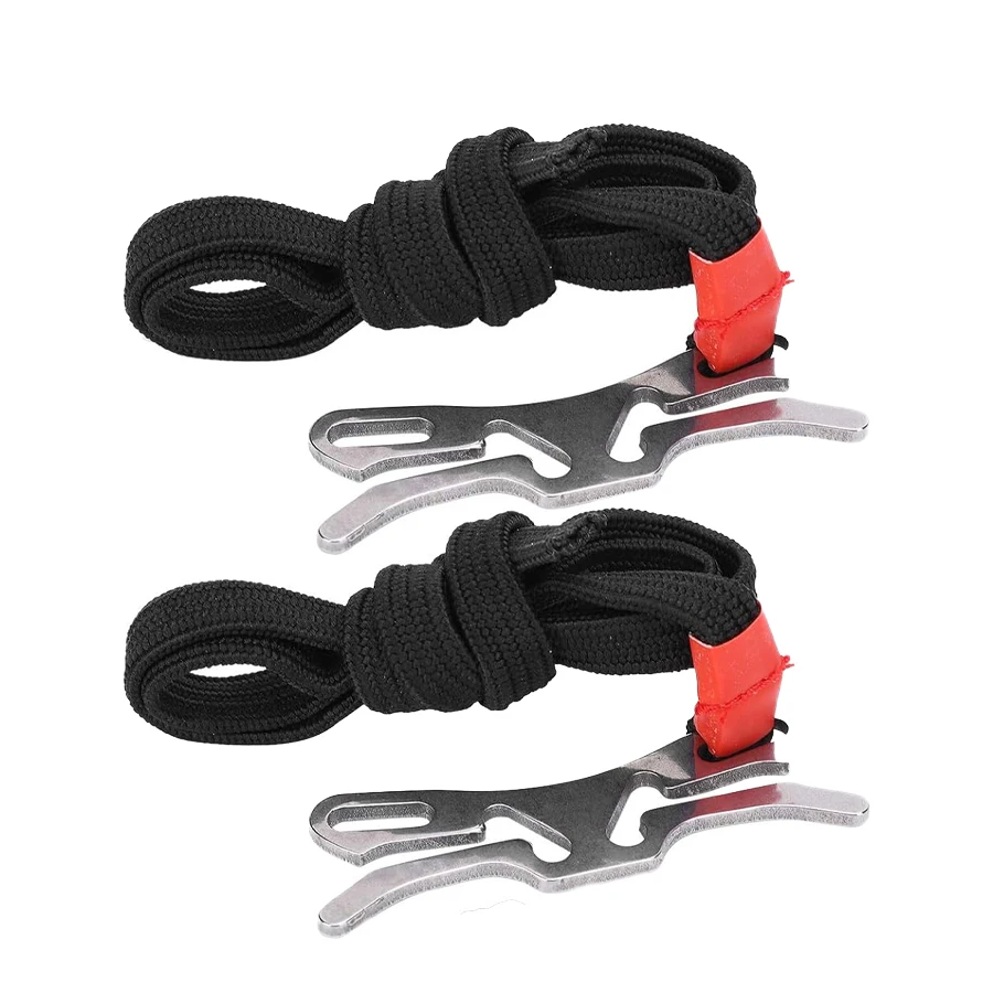 2 PCS Outdoor Survival Tourniquet-Lightweight, Stainless Steel & Rubber, Perfect for Outdoor Adventures like Hiking & Camping